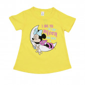 Детска лятна пижама "Moon" в жълто и руж 2