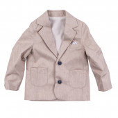 Официален комплект от 4 части в бежаво и индиго 2