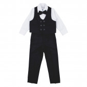 Официален комплект от 4 части в черно и бяло 2