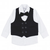 Официален комплект от 4 части в черно и бяло 3