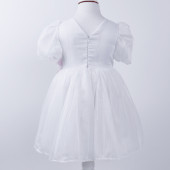 Официална рокля "Сабрина" в бяло 2