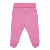 Памучни ританки в наситено розово 2