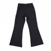 Официален панталон тип чарлстон в черно 3