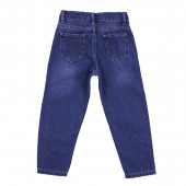 Класически дънки в цвят деним 2