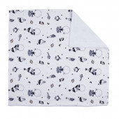 Памучна пелена с кохавлия в щампиран десен 85 х 75 см 2