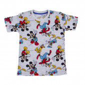 Пижама с анимационни герой в сив меланж с фотопринт 2