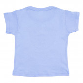 Лятна пижама с анимационен герой в синьо  3