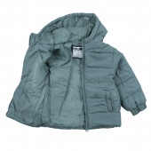 Преходно яке за момчета в пастелно зелено 3