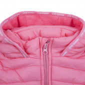 Капитонирано преходно яке в розово 4