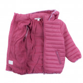 Капитонирано преходно яке в наситено розово 2