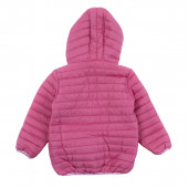 Капитонирано преходно яке в наситено розово 4