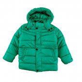 Детско зимно яке и гащеризон в зелено и синьо 2