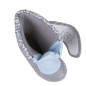 Апрески с топла подплата в сиво и синьо 2