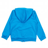 Детски плътен суитчер "Тигърче" в морско синьо 2