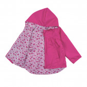 Тънко шушляково яке в цвят циклама 6