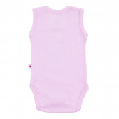 Три боди-потника от памучен рипс за момичета 7