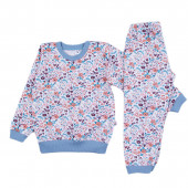 Трикотажна пижама за момичета ""Синьо лято"  4