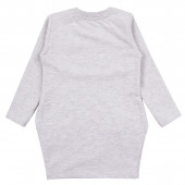 Трикотажна рокля "Better girls" в бежов меланж 2