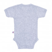 Тройка бодита с къс ръкав от памучен рипс 3