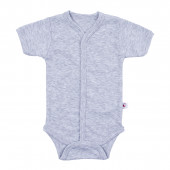 Тройка бодита с къс ръкав от памучен рипс 2