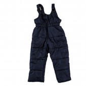 Детско зимно яке и гащеризон в тъмносиньо и лазур 3