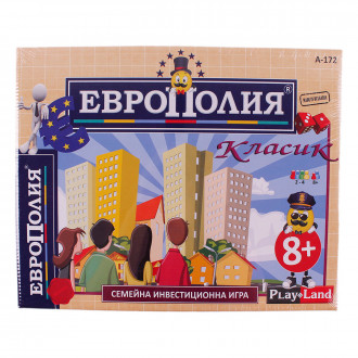 Семейна игра "Европолия класик" 26 х 34 см