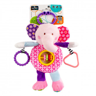 Дрънкалка с фигурки "Слонче"