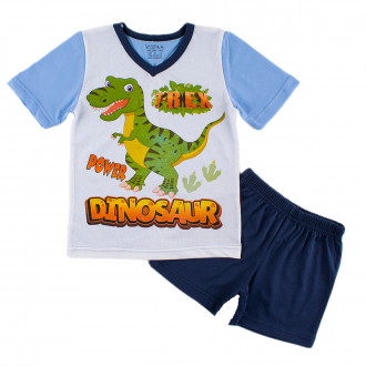 Лятна пижама за момчета  "T-rex"