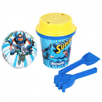 Комплект за игра на пясък с топка с анимационен герой и кофичка с аксесоари