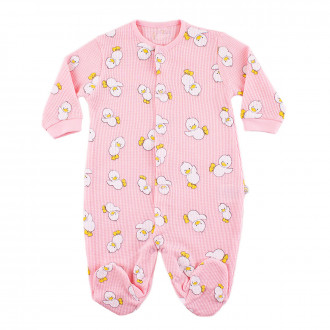 Бебешки памучен гащеризон за момичета