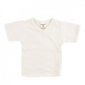 Памучна камизолка с къс ръкав