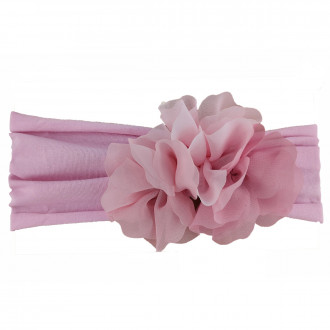 Детска лента за глава в светлорозов цвят