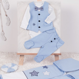 Комплект за изписване "Малкият джентълмен" в синьо