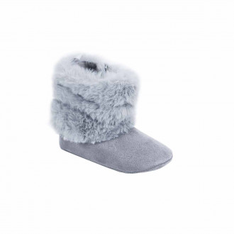 Бебешки ботушки в сиво