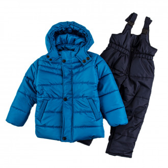 Детско зимно яке и гащеризон в син цвят