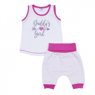 Бебешки летен комплект "Daddy's girl"