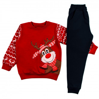 Ватиран коледен комплект "Еленче" за момчета