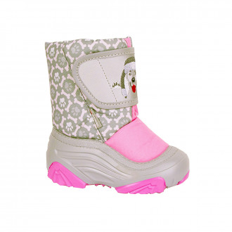 Апрески с топла подплата в сиво и розово