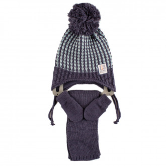 Комплект шал, шапка и ръкавички за момчета