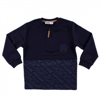 Блуза за момчета в тъмносин цвят