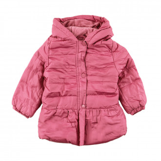 Леко ватирано яке с топъл полар за момичета