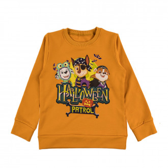 Ватирана блуза "Halloween" в жълто