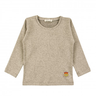 Детска блуза за момчета в сив меланж