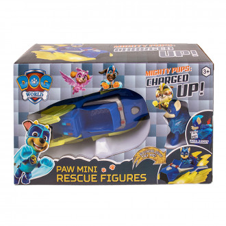 Куче с кола в синьо 31 х 18 см.