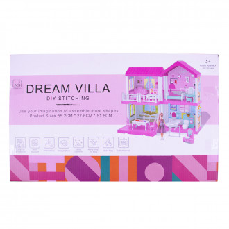 Къща за кукли с мебели 48 х 30 см.