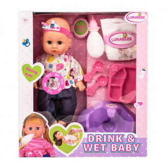 Кукла бебе с аксесоари 35 х 39 см