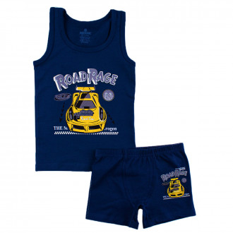 Комплект бельо в тъмносиньо " Състезател"