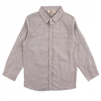 Детска риза в сиво за момчета