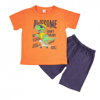 Детска лятна пижама за момчета " Кееp moving