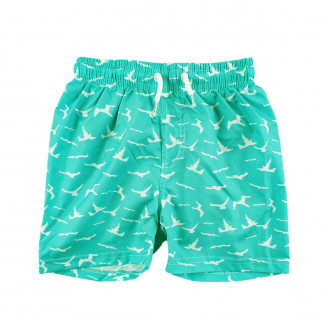 Детски бански за момчета в светлозелено